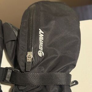 Swany Men's Black Ski/Snowboard Mittens (Medium)